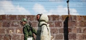 Military unit at Armenian-Turkish border