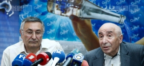 Press conference of historians Babken Harutyunyan and Edik Minasyan