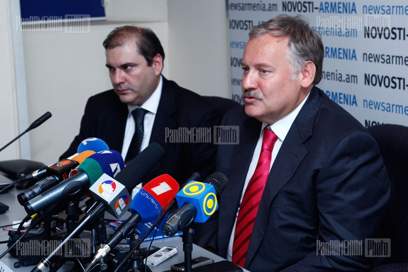 Press conference of the Director of Institute of CIS States Konstantin Zatulin