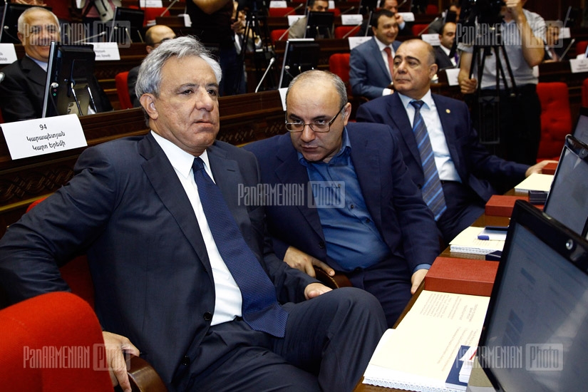 Первое заседение парламента Армении пятого созыва