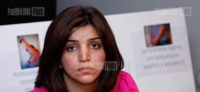 Press conference dedicated to the case of domestic violence against Mariam Grigoryan