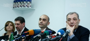 Press conference of National Cinema Center director Gevorg Gevorgyan and Armenia's representatives at Cannes Festival 