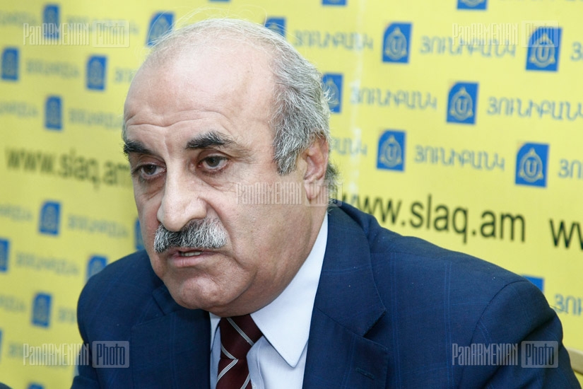 Press conference of Khosrov Harutyunyan, leader of Armenia’s Christian Democratic party