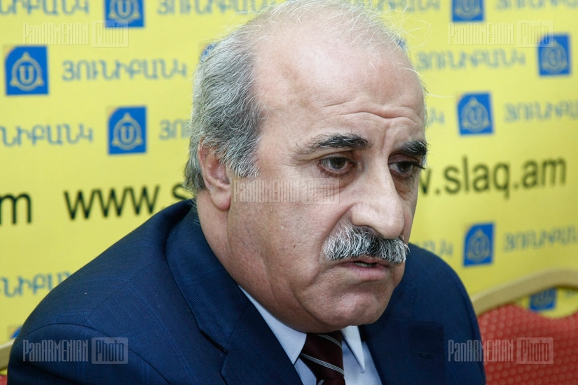 Press conference of Khosrov Harutyunyan, leader of Armenia’s Christian Democratic party
