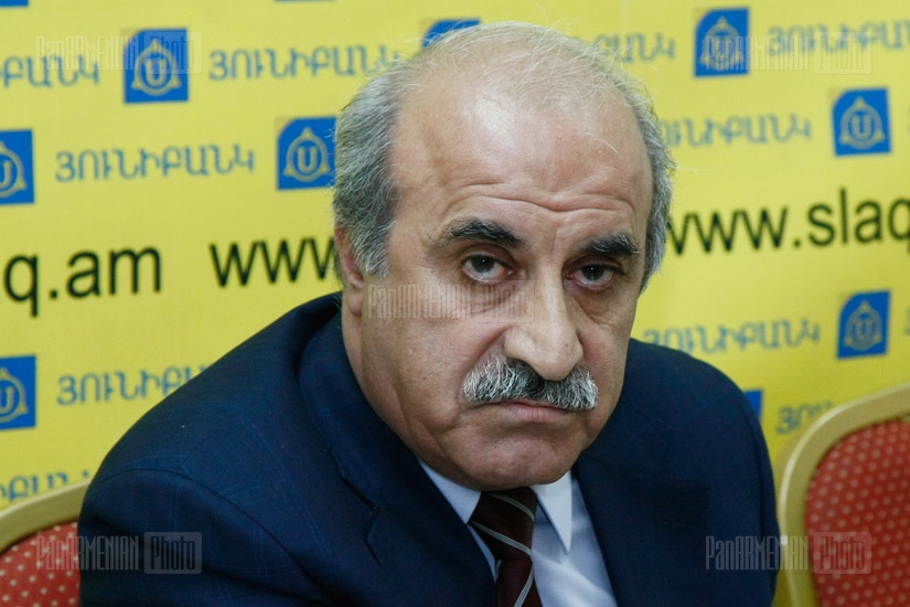 Press conference of Khosrov Harutyunyan, leader of Armenia’s Christian Democratic party
