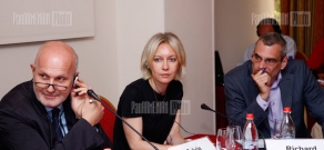 Round table discussion about Armenian-Turkish relations organized by Yerevan press club and 