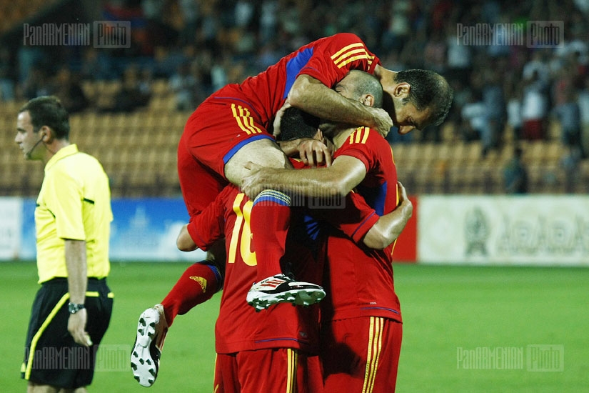 Armenia-Kazakhstan friendly football match