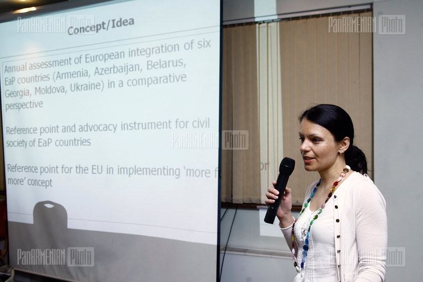 «Արեւելյան գործընկերության երկրների եվրոպական ինտեգրման ինդեքս. 2012» հետազոտության շնորհանդեսը