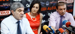Press conference of former head of the Armenian delegation to PACE Hovhannes Igityan and RPA member Artak Davtyan