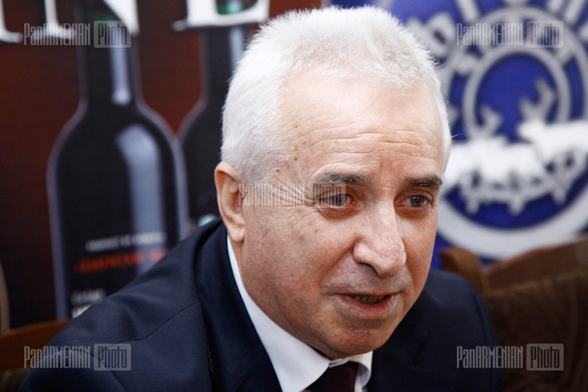 Press conference of Artsakh Liberation War Veterans' Union president Hamlet Hovsepyan