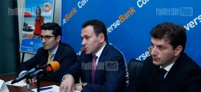 Press conference of Converse Bank representatives