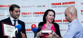 Award ceremony at HSBC bank