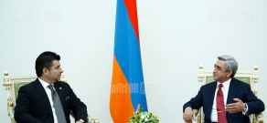 RA Minister of Foreign Affairs Edward Nalbandian receives newly-appointed Ecuadorian Ambassador to Armenia Patricio Alberto Chavez Savalai