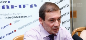 Press conference of RPA representative Artak Davtyan