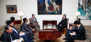 RA FM Edward Nalbandian receives the newly appointed ambassador of Iran to Armenia