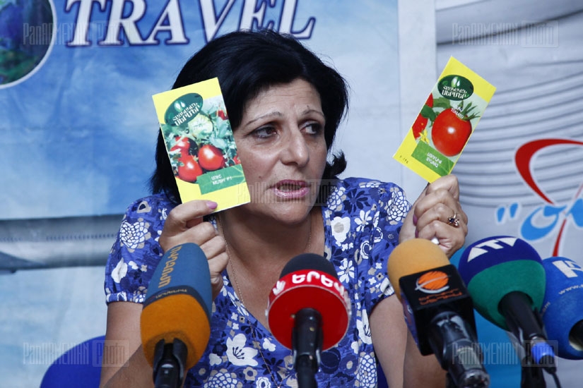 Press conference of Agriculture Ministry representative Gayane Sargsyan