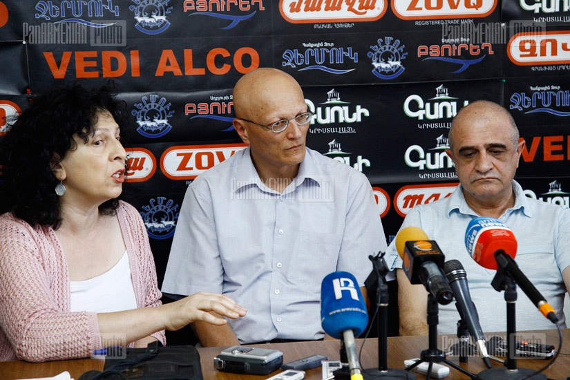 Press conference Lilit Pipoyan, Ruben Babayan and Samvel Karapetyan