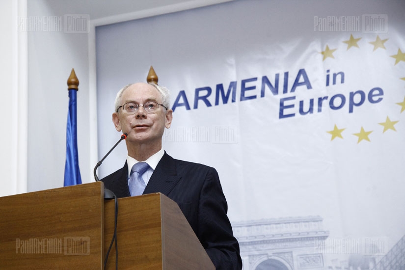 «Հայաստանը Եվրոպայում» համաժողովը` Եվրախորհրդի նախագահ Հերման վան Ռոմպեյի մասնակցությամբ