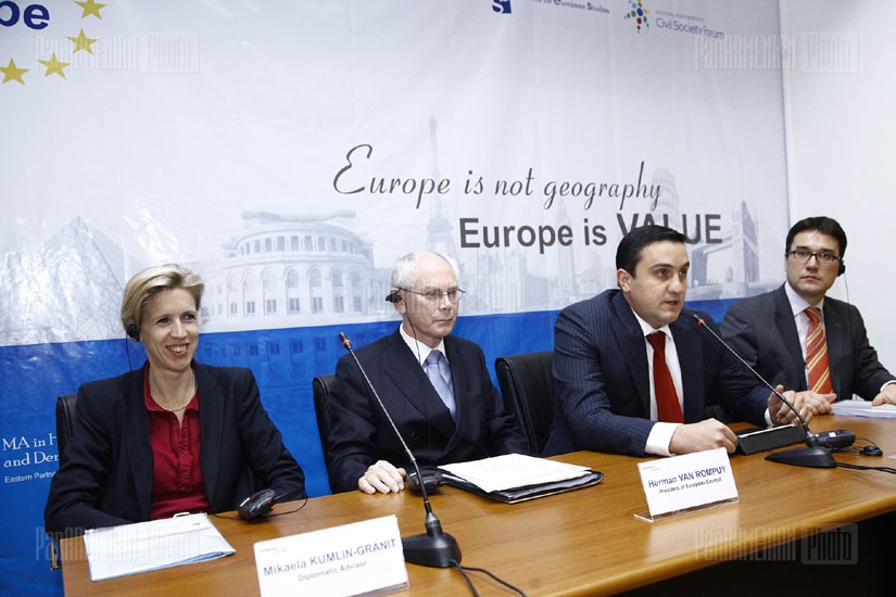 «Հայաստանը Եվրոպայում» համաժողովը` Եվրախորհրդի նախագահ Հերման վան Ռոմպեյի մասնակցությամբ