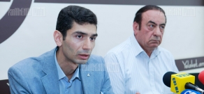 Press conference of turkologist Artak Shakaryan and leader of Kurdish union Knyaz Hasanov