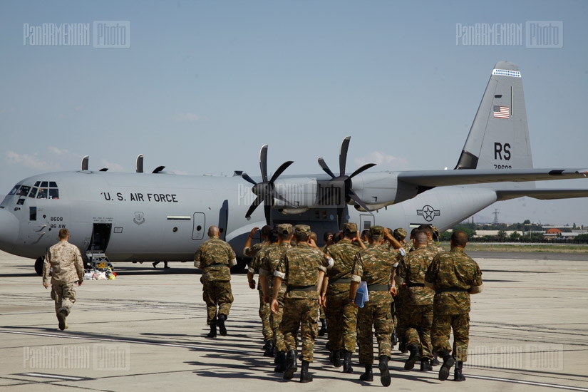 Peacekeeping troops of RA Armed Forces leave to Kosovo