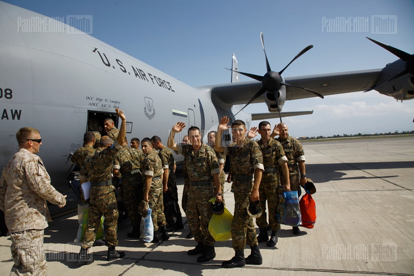 Peacekeeping troops of RA Armed Forces leave to Kosovo