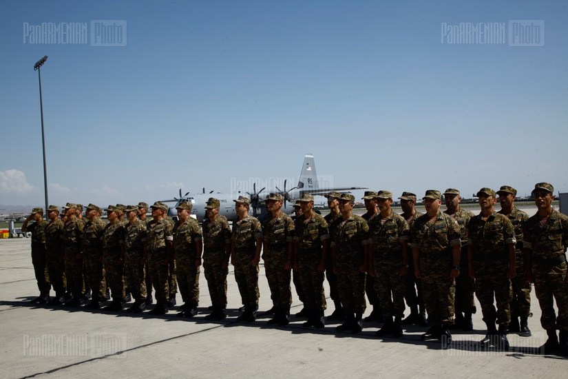 Peacekeeping troops of RA Armed Forces leave to Kosovo