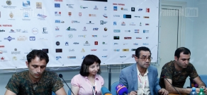 Press conference of Armine Anda and Vahagn Grigoryan 