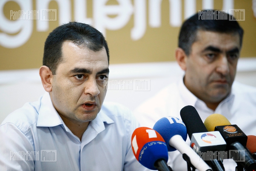 Press conference of ARFD supreme body representative Armen Rustamyan 