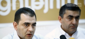 Press conference of ARFD supreme body representative Armen Rustamyan 
