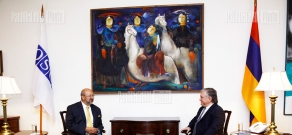  Էդվարդ Նալբանդյանի և ԵԱՀԿ գլխավոր քարտուղար Լամբերտո Զանիերի հանդիպումը