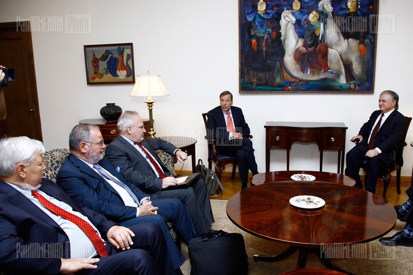 Armenian Foreign Minister Edward Nalbandian meets with OSCE Minsk Group Co-chairs