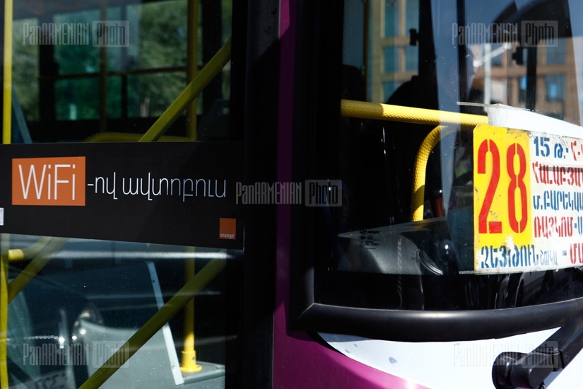 Buses with Wi-Fi