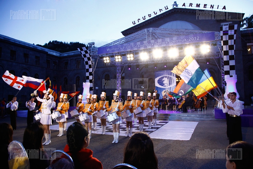 Opening ceremony of the FIDE Women's Grand Prix in Jermuk