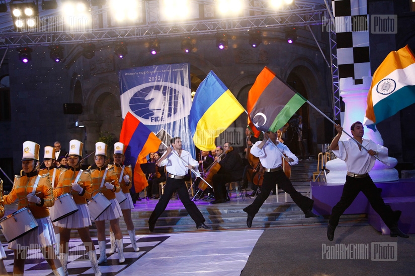 Opening ceremony of the FIDE Women's Grand Prix in Jermuk