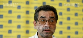 Press conference of Yerevan State Theatrical University rector Armen Mazmanyan 