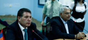 Meeting between RA Minister of Nature Protection Aram Harutyunyan and Vice President of Iran Mohammad Reza Rahimi