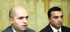 Meeting of RA Minister of Education and Science Armen Ashotyan and Minister of Labour and Social Affairs Artem Asatryan