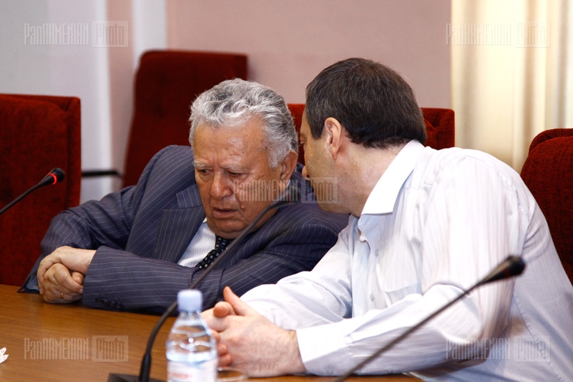  Press conference of Radik Martirosyan and  Areg Mikaelian 
