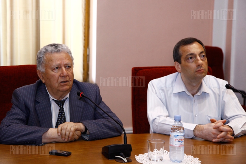  Press conference of Radik Martirosyan and  Areg Mikaelian 
