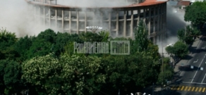 Explosion of Yerevan Circus building