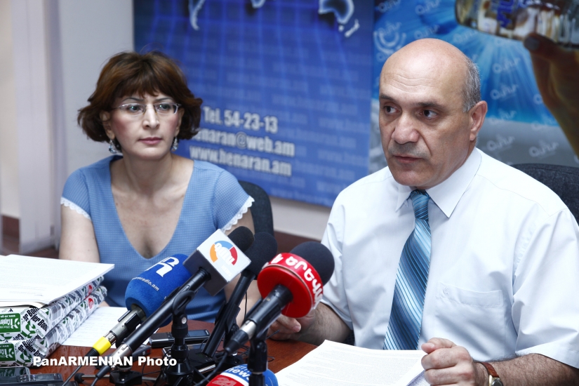 Press conference of Ashot Melikyan