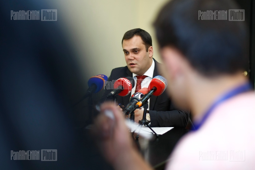 Press conference of Levon Khalikyan, head of Armenian Economy Ministry’s agency for protecting the market and consumers’ rights