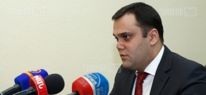 Press conference of Levon Khalikyan, head of Armenian Economy Ministry’s agency for protecting the market and consumers’ rights