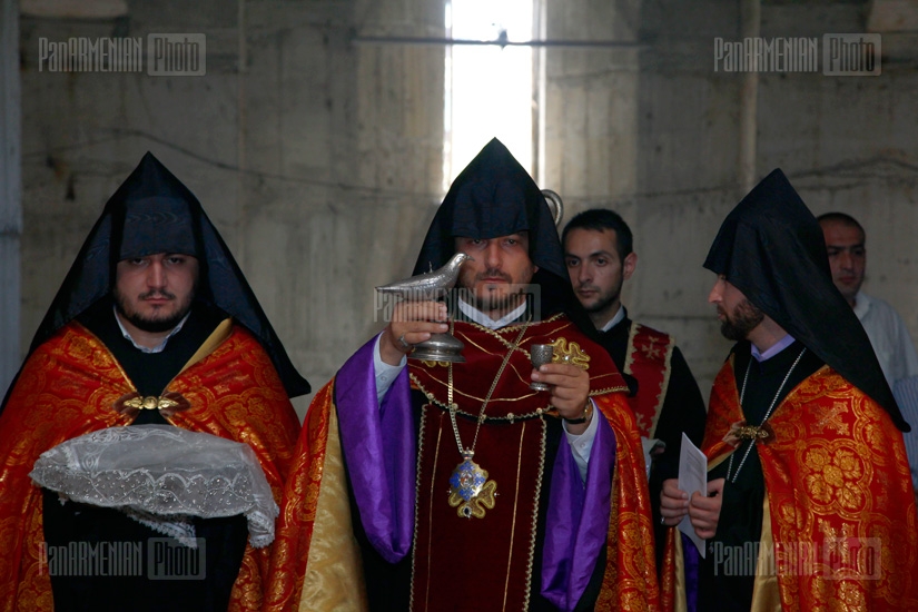 Consecration of Arabkir church foundation