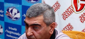Press conference of Suren Sirunyan, former chief security officer of ex-interior minister Vano Siradeghyan