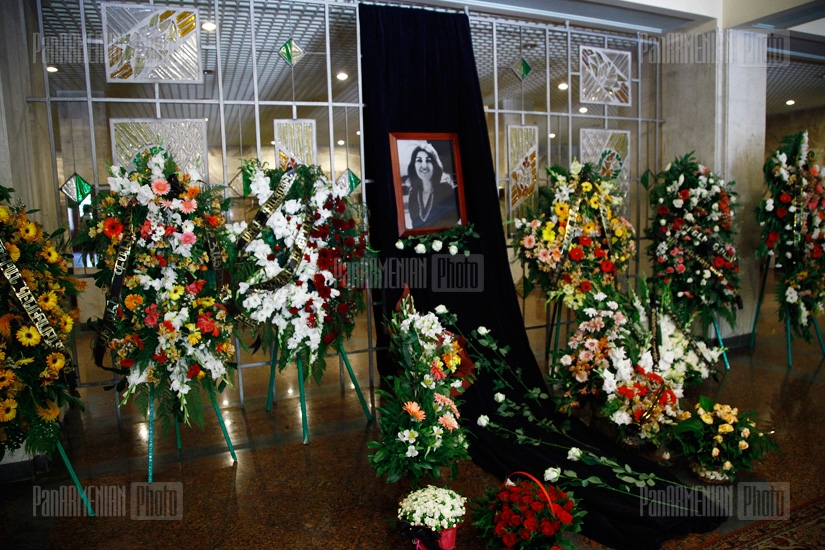  Actress Galya Novents funeral