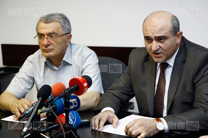 Press conference at Armenian Healthcare Ministry 