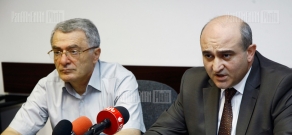 Press conference at Armenian Healthcare Ministry 