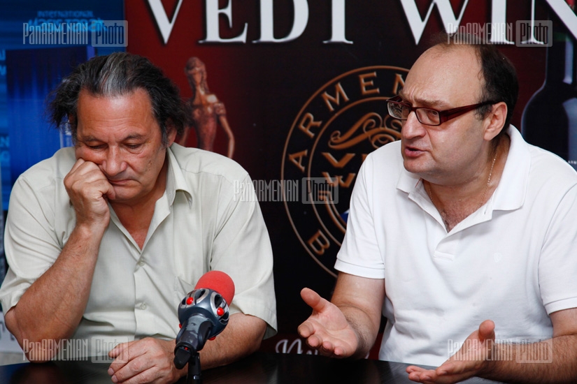 Press conference of  Samvel Khudoyan and Aharon Adibekyan